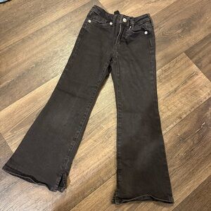 Girl’s Black Flare Jeans